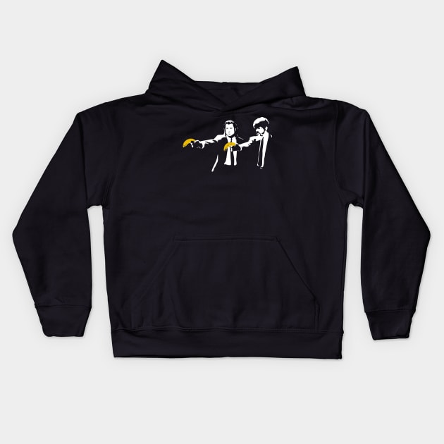 Pulp Fiction Kids Hoodie by inkstyl